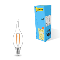 123inkt 123led E14 filament led-lamp sierkaars helder dimbaar 2.8W (25W)  LDR01870