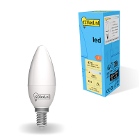 123inkt 123led E14 led-lamp kaars mat 2700K 4.9W (40W)  LDR01854