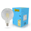 123led E27 filament led-lamp globe dimbaar 7w (60w)