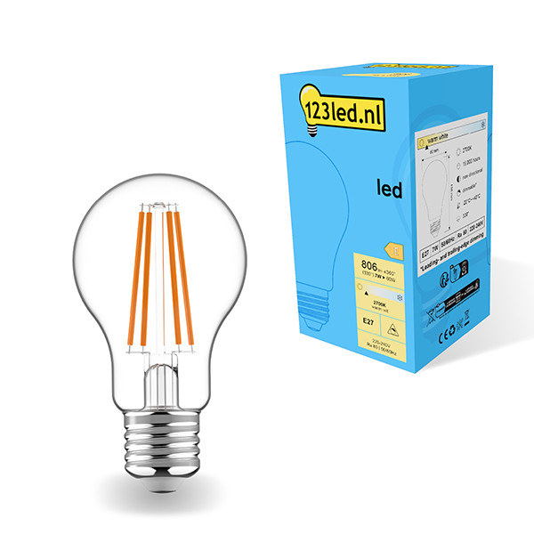 123inkt 123led E27 filament led-lamp peer dimbaar 7W (40W)  LDR01802 - 1