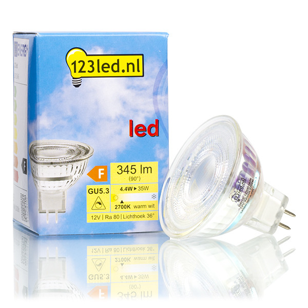 123inkt 123led GU5.3 led-spot dimbaar 4.4W (35W)  LDR01646 - 1