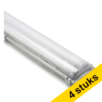 Aanbieding: 4x 123led IP65 TL-armatuur 120 cm | 4000K | 4320 lumen (18W) incl. TL-buis