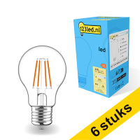 Aanbieding: 6x 123led E27 filament led-lamp peer 4.5W (40W)