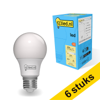 Aanbieding: 6x 123led E27 led-lamp peer mat 2.5W (25W)