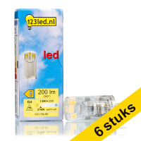 Aanbieding: 6x 123led G4 led-capsule 1.6W (20W)