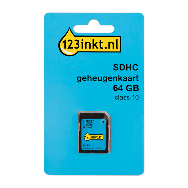 Beschrijving Pedagogie Herdenkings 123inkt SDXC geheugenkaart class 10 - 64GB 123inkt 123inkt.nl
