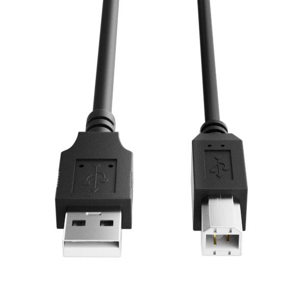 123inkt USB printerkabel zwart (1 meter) CCGL60100BK10C 302308 - 1