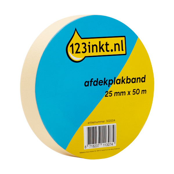 123inkt afdekplakband 25 mm x 50 m 04323-00041-00C 302004 - 1