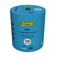 123inkt cd-r 80 min. 100 stuks op spindel CR7D5NB00/00C 301226