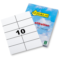 123inkt etiketten 105 x 57 mm (1.000 etiketten) FSC®