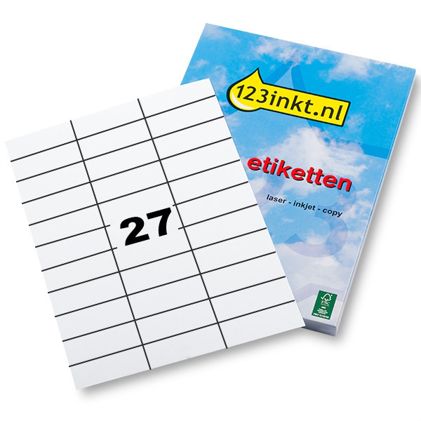 123inkt etiketten 70 x 25,4 mm (3.300 etiketten) FSC® 3421C 4455C 060318 - 1