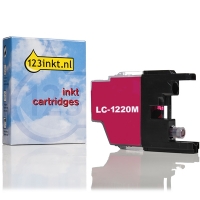 123inkt huismerk vervangt Brother LC-1220M inktcartridge magenta LC1220MC 029075