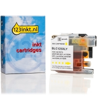 123inkt huismerk vervangt Brother LC-125XLY inktcartridge geel hoge capaciteit LC-125XLYC 029105