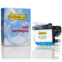 123inkt huismerk vervangt Brother LC-3217C inktcartridge cyaan LC3217CC 028903