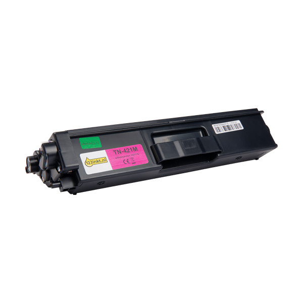 123inkt huismerk vervangt Brother TN-421M toner magenta TN421MC 051115 - 2