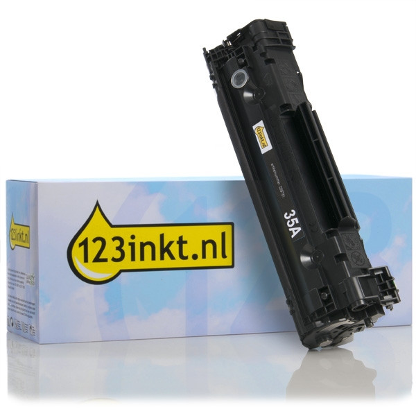 123inkt huismerk vervangt HP 35A (CB435A) toner zwart CB435AC 039781 - 1