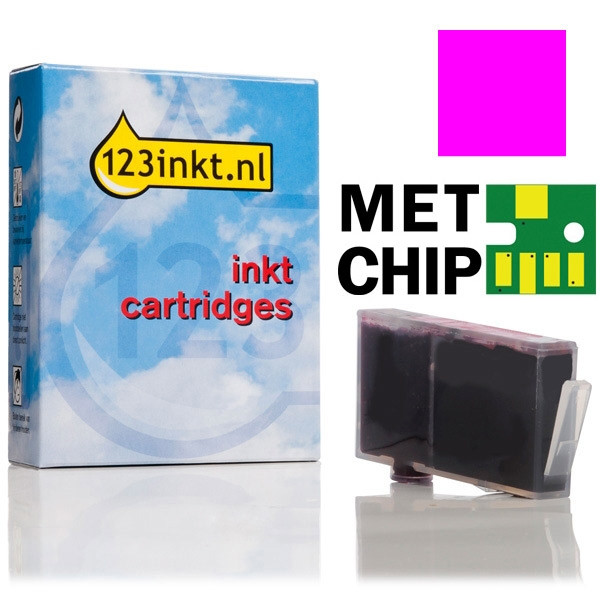 123inkt huismerk vervangt HP 364XL (CB324EE) inktcartridge magenta hoge capaciteit CB324EEC 044178 - 1