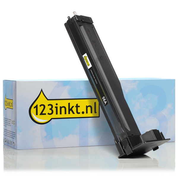 123inkt huismerk vervangt HP 56A (CF256A) toner zwart CF256AC 055233 - 1