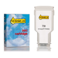 123inkt huismerk vervangt HP 730 (P2V66A) inktcartridge grijs