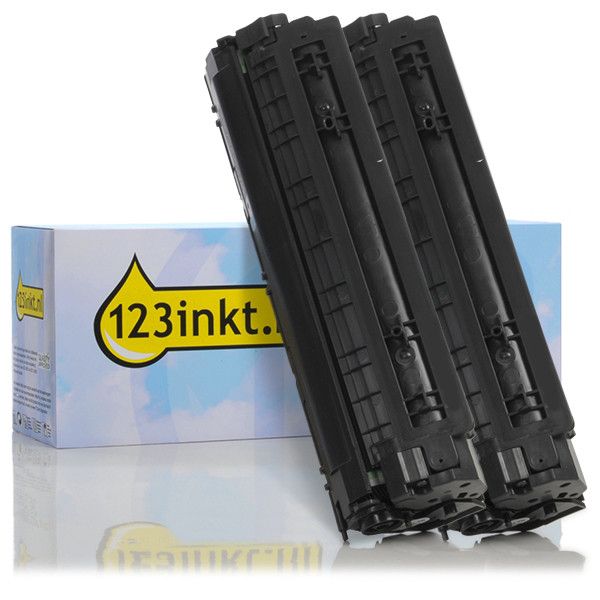 123inkt huismerk vervangt HP 85A (CE285A) toner zwart dubbelpak  160713 - 1