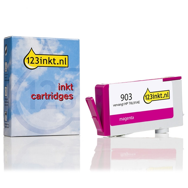 123inkt huismerk vervangt HP 903 (T6L91AE) inktcartridge magenta T6L91AEC 044591 - 1