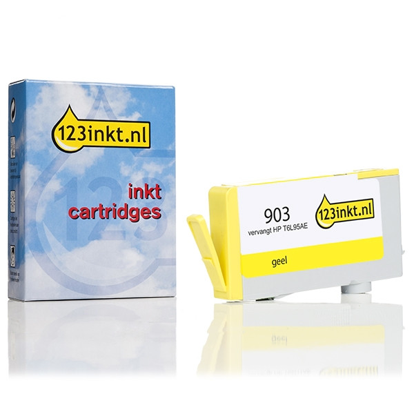 123inkt huismerk vervangt HP 903 (T6L95AE) inktcartridge geel T6L95AEC 044595 - 1