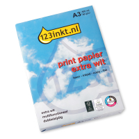 123inkt kopieerpapier 1 pak van 500 vel A3 - 80 grams B-grade  390010