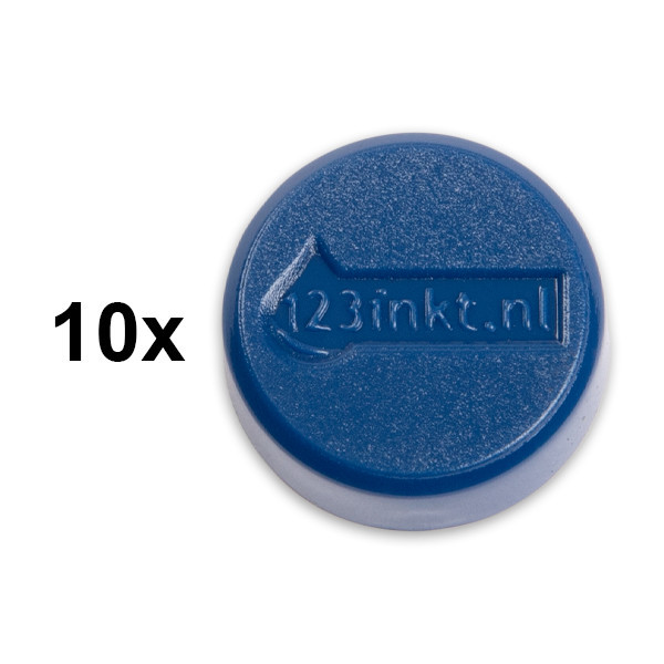 123inkt magneten 20 mm blauw (10 stuks) 6162035C 301260 - 1