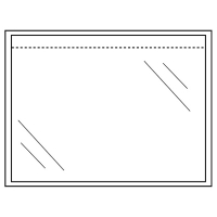 123inkt paklijst envelop onbedrukt 165 x 122 mm - A6 zelfklevend (1000 stuks) 310100C 300779