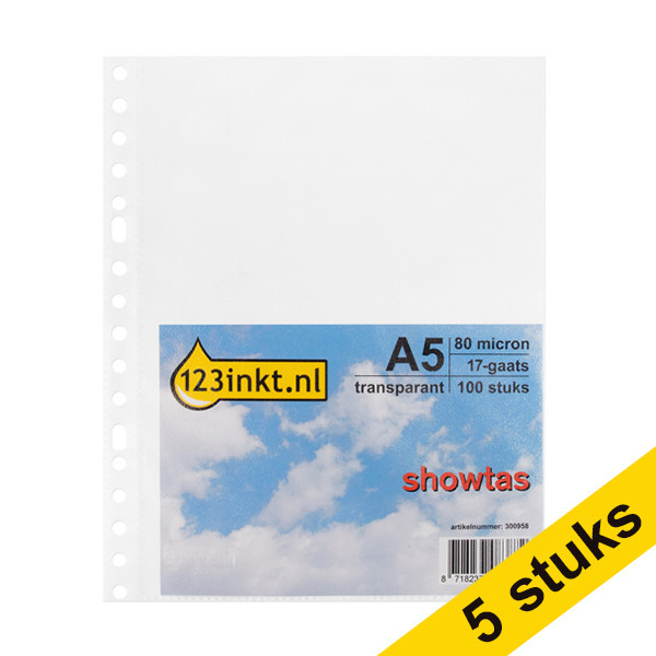 123inkt showtas A5 17-gaats 80 micron (500 stuks)  301216 - 1