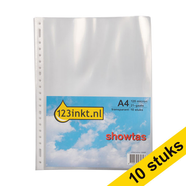 123inkt showtas transparant A4 21-gaats 120 micron (100 stuks)  301215 - 1