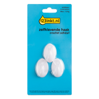 123inkt zelfklevende haak wit 1 kg (3 stuks) 77735-00000-00C AR-02P 301004