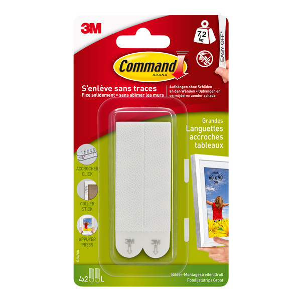 3M Command monteerplakmiddel (8 stuks) 17206C 214500 - 1