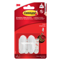 3M Command strips en designerhaken klein (2 stuks) 17082 214559