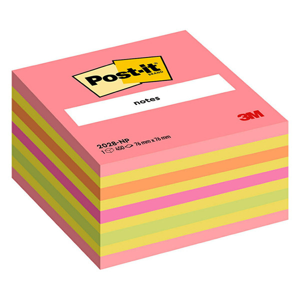 3M Post-it notes kubus neonroze 76 x 76 mm 2028NP 201330 - 1