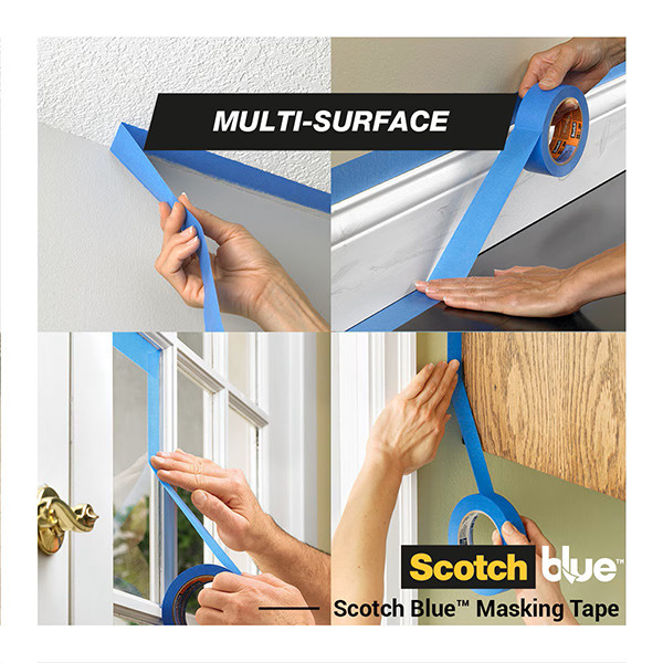 3M ScotchBlue Multi-oppervlak afplaktape 24 mm x 41 m 7100289882 280048 - 3