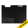 Aanbieding: 10x 123inkt klembord met omslag zwart A4 staand