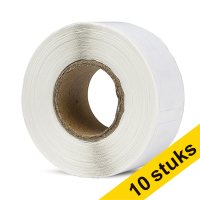 Aanbieding: 10x Dymo S0722530 / 11353 multifunctionele etiketten (123inkt huismerk)