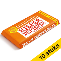 Aanbieding: 10x Tony's Chocolonely Melk Karamel Zeezout hieper de pieper chocoladereep 180 gram