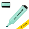 Aanbieding: 12x 123inkt markeerstift pastelblauw