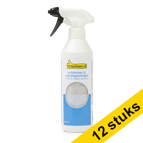 Aanbieding: 12x 123schoon schimmel & aanslagreiniger spray (500 ml)  SDR06021 - 1