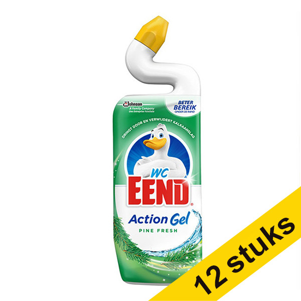 Aanbieding: 12x WC-Eend Pine Fresh toiletreiniger (750 ml)  SWC00038 - 1