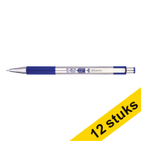 Aanbieding: 12x Zebra F-301 balpen blauw  423807