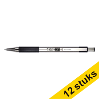 Aanbieding: 12x Zebra F-301 balpen zwart