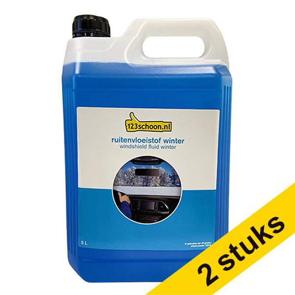 Aanbieding: 2x 123schoon ruitenwisservloeistof -20 winter (5 liter)  SDR06066 - 1