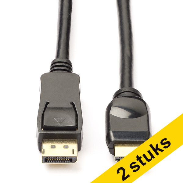 Aanbieding: 2x DisplayPort naar HDMI kabel (5 meter)  340016 - 1