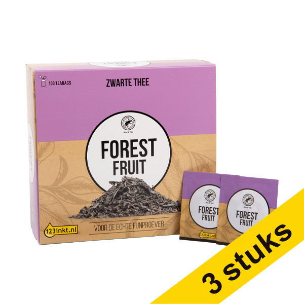 Aanbieding: 3x 123inkt Forest Fruit thee (100 stuks)  302056 - 1