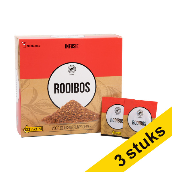 Aanbieding: 3x 123inkt Rooibos thee (100 stuks)  302059 - 1