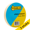 Aanbieding: 3x 123inkt afdekplakband 19 mm x 50 m