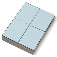 Aanbieding: 3x 123inkt gekleurd receptpapier blauw 80 grams A6 (2.000 vel)